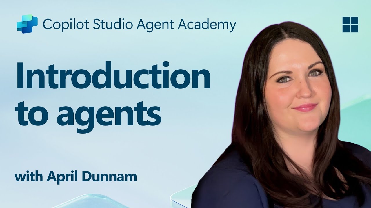 Introduction to Agents video thumbnail