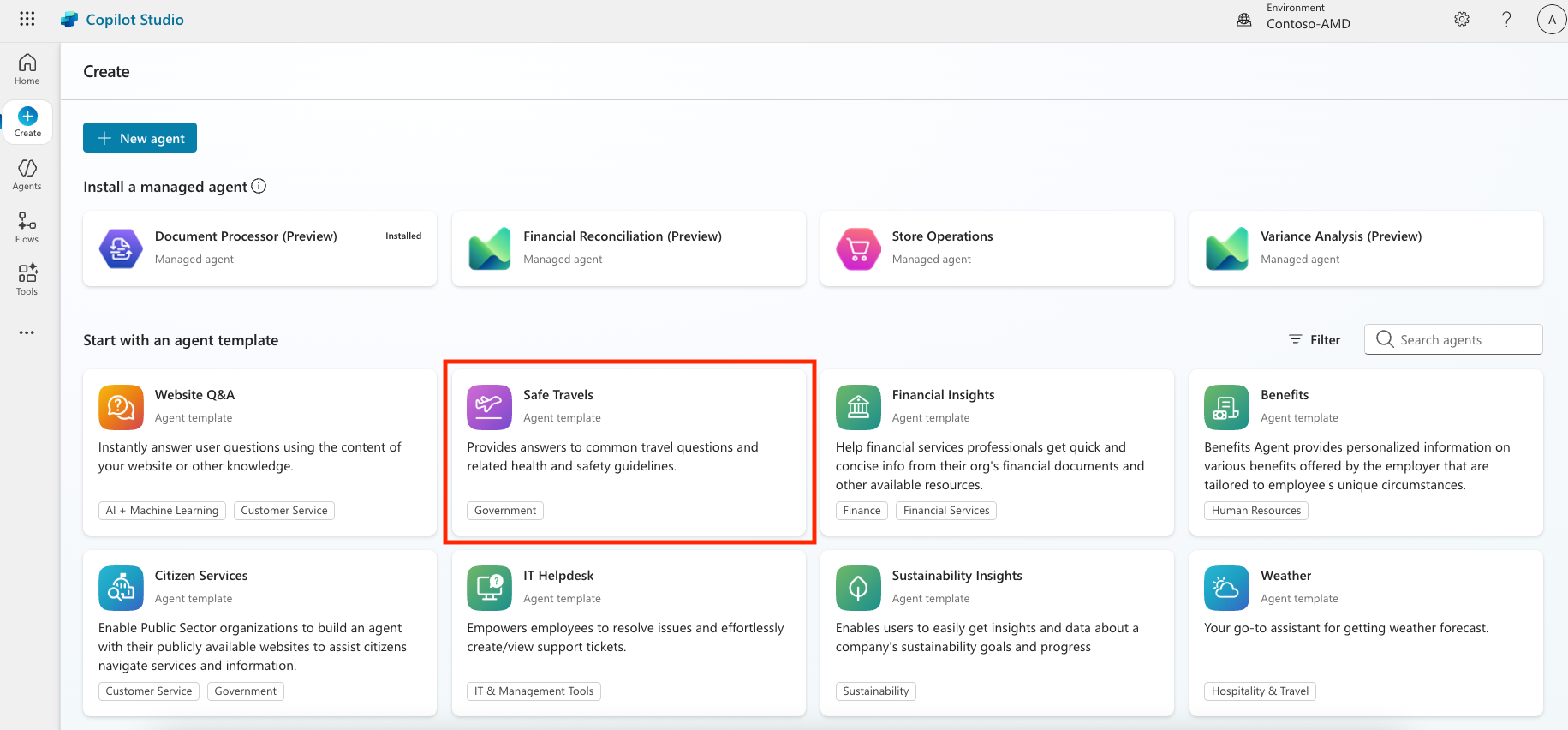 Choose safe travels template