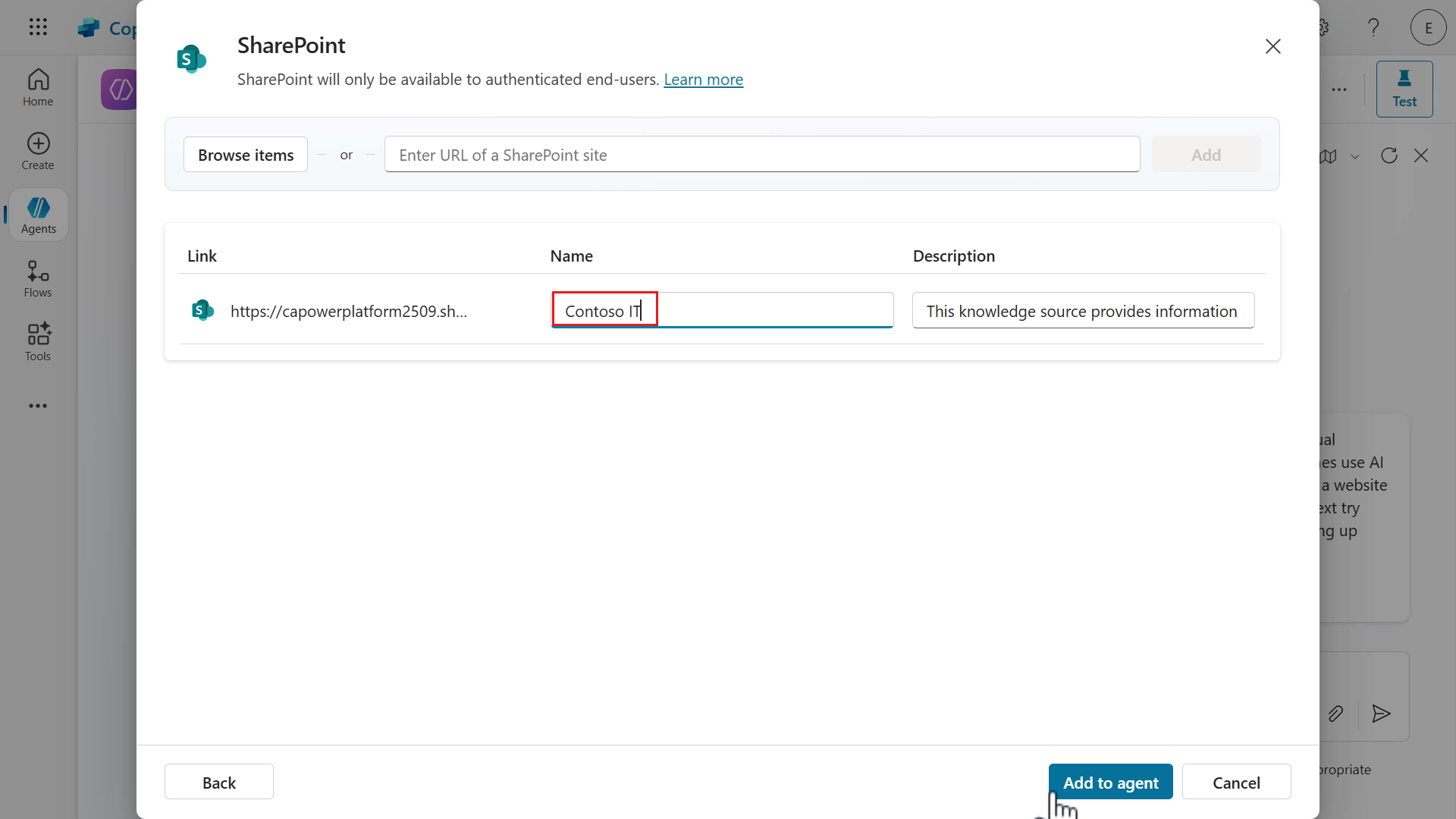 Update SharePoint site name