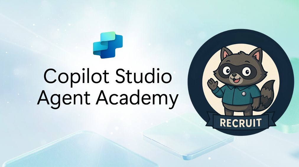Copilot Studio Agent Academy Recruit